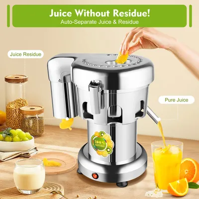 Commercial Electric Juice Extractor Centrifugal Juicer Machine Heavy Duty 370W