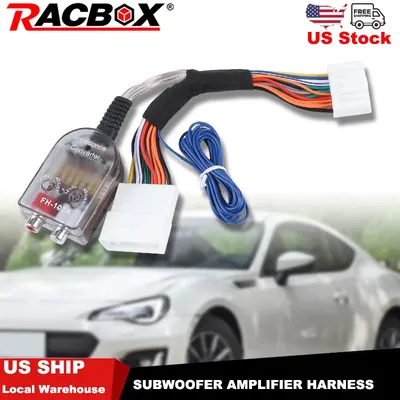 Factory Radio Add A Subwoofer Amplifier Harness Speaker Cable Wire For Nissan NV1500 NV2500 Titan