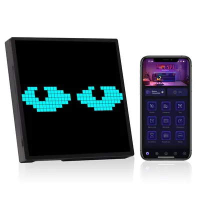 APP LED display screen Pixel screen blink dynamic animation DIY Multimedia player Desktop display