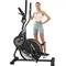 3-in-1 Elliptical Machine Stair Stepper Trainer, Total Body Fitness Cross Trainer with Quiet