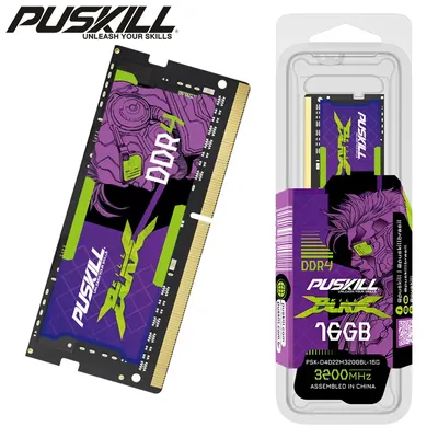 PUSKILL Killblade Memória Notebook Ddr4 16gb 8gb 1.2V 3200mhz 2666mhz 260-PIN SODIMM Memoria RAM