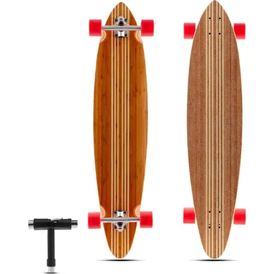 Carbon Fiber Long Board Skateboard, Suitable for Cruising, Carving, Freestyle Style, Downhill and