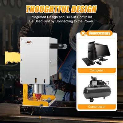 70*20mm Integrated Handheld Dot Peen Marking Machine for VIN Code Chassis Number