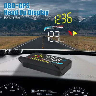 Digital M17 OBD GPS Head Up Display Auto Electronics Accessories Windshield Projector for All Cars