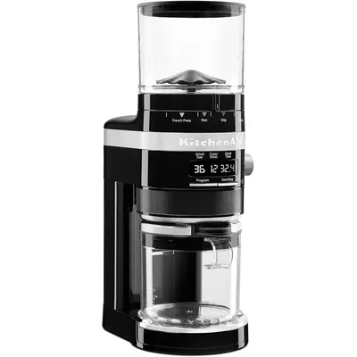 Burr Coffee Grinder - KCG8433 - Onyx Black, 10 Oz