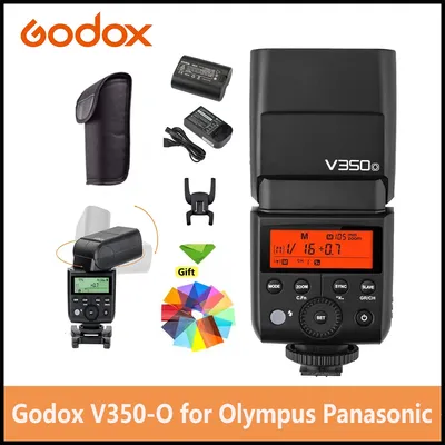 Godox V350o2.4G GN36 TTL 1/8000s HSS with Li-ion Rechargeable Battery 500 Full Power Camera