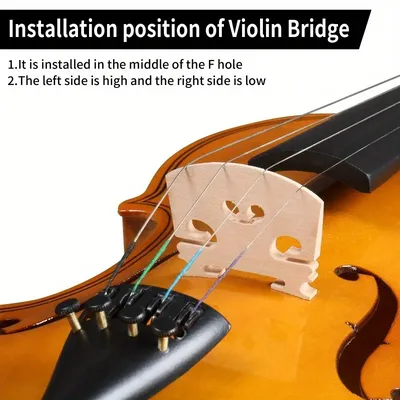 Full Size 4/4 Violin Set for Adults Beginners Students with Hard Case, Violin Bow, Shoulder Rest,