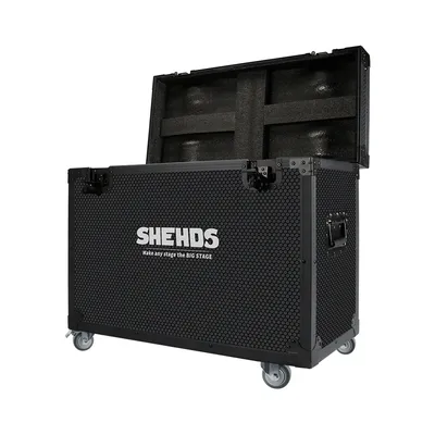 SHEHDS 2 In 1 Flight Case for Button 230W Beam/36X18W Zoom Wash ligh for Disco KTV Party DJ Stage