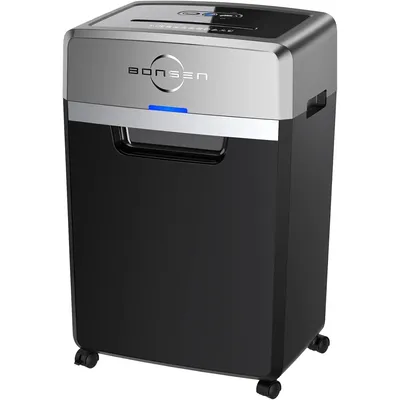 Heavy Duty Paper Shredder 24-Sheet Cross-Cut Shredder 40-Min Continuous Running Time, Commercial