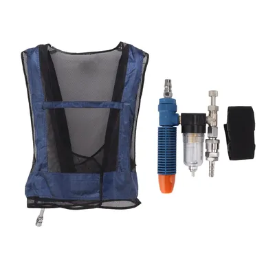 Cooling Vest for High-Temperature Work - Vortex Tube Waistcoat for Welders & Steel Workers