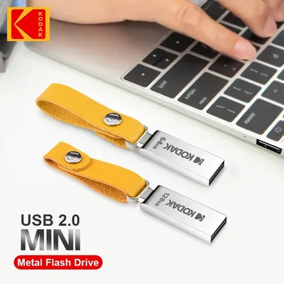 KODAK K122 Pen Drive 32GB 64GB 128GB Metal USB Flash Drive Memory Pendrive