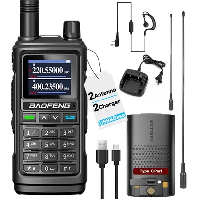 Baofeng UV-5R Upgrade Ham Radio Long Range Two Way Radio UV-17R Walkie Talkies for Adults Waterproof