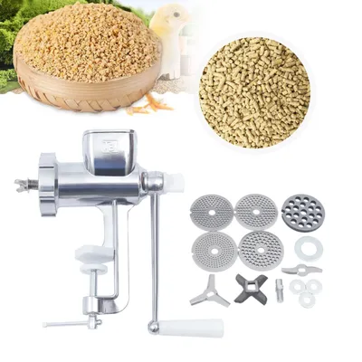 Household Pellet Feed Granulator Hine Manual Animal Food Maker Pet Feedstuff Processing Tool