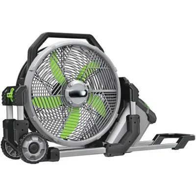 FN1800 18-Inch 5 Speed 20MPH Portable Misting Fan, Battery and Charger Not Included, Black