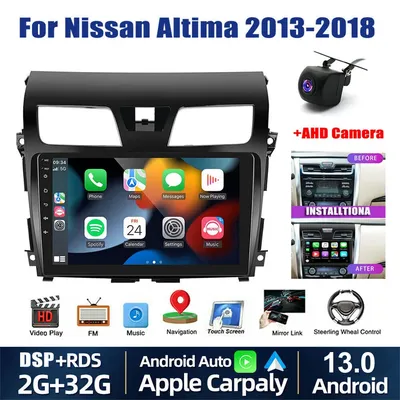 Car Audio Touch Screen Car Stereo Compatible for 13-15 Nissan Teana Android 13 Car Navigation 10in