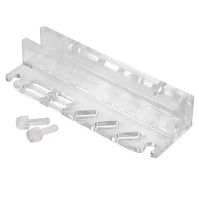 Fish Tank Acrylic Plant Scissor Holder & Scraper Rack - Aquarium Maintenance Tool Storage