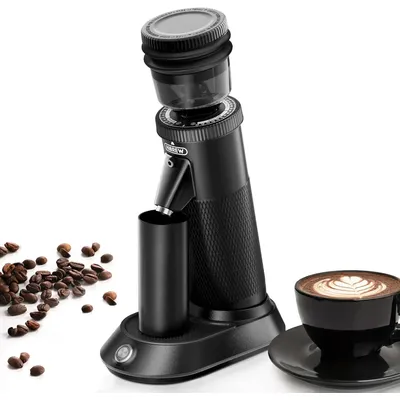 Coffee Grinder, Cone Grinder, Espresso Grinder, Single Container, Aluminium Housing, 36 Adjustable