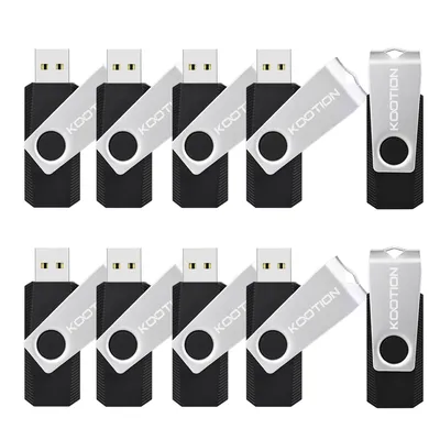 KOOTION 10pcs U666 Pen Drive USB 2.0 3.0 360°Rotate High Speed Flash Drives Memory Stick 16GB 32GB