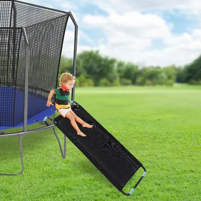 The Original Trampoline Slide & Climber Heavy Duty Steel Construction Better Than a Ladder Easy to