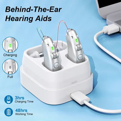 Behind-The- Ear Hearing Aids Hearing Amplifiers Portable Elderly Hearing Aid Invisible Amplifiers