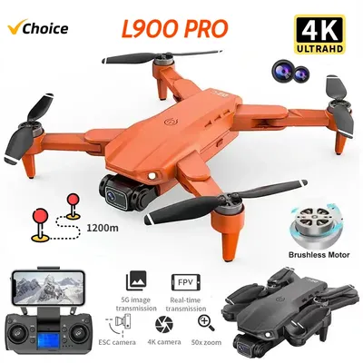 Drone L900 Pro 4K Professional 5G GPS HD Dual Camera Photography Brushless Foldable Quadcopter RC