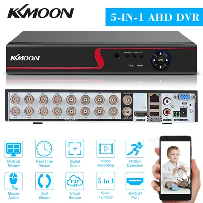 16CH 1080P High Definition Hybrid AHD/ONVIF IP/Analog/TVI/CVI/ DVR CCTV Digital Video Recorder