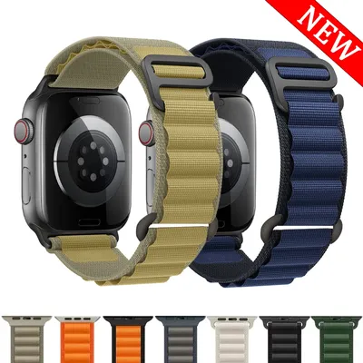 Alpine Strap for Apple watch Band 49mm 46mm 45mm 44mm 41mm 42mm 40mm Nylon bracelet correa iwatch
