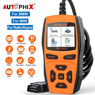 AUTOPHIX 7810 OBD2 Scanner Car Diagnostic Tool Code Reader for BMW Battery Registration EPB EGS DME