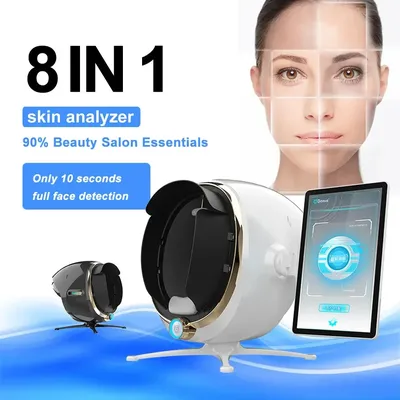 3D Digital Skin Analyzer AI Intelligent Skin Analysis Magic Mirror Facial Scanner Machine