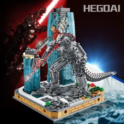 Action Figure with Heat Ray, The New Empire Building Set Gifts for Adults and Kids 375PCS