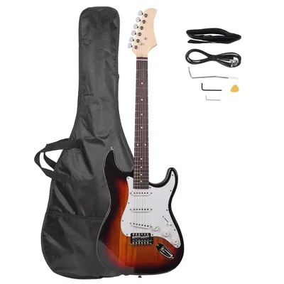 Rosewood Fingerboard Electric Guitar Sunset Color