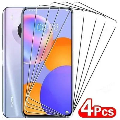 4PCS Screen Protector For Huawei Y9A Y9 Prime Y9S Y9 Y7P Y7A Y7 Y6 Pro Tempered Glass For Huawei Y7