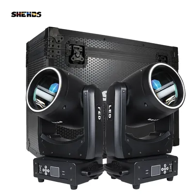 SHEHDS LED Beam 300W Moving Head Linear Dimming 8+16 Prism DMX 512 Light DJ Stage Bar Disco Concert