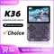 KINHANK K36 Retro Handheld Game Console 500 nit 3.5 Inch IPS Screen with 16000 Video Games Emulator