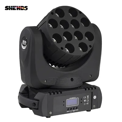 SHEHDS LED Beam 12X12W RGBW Moving Head Light DMX512 For Party Wedding Dj Disco Nightclub