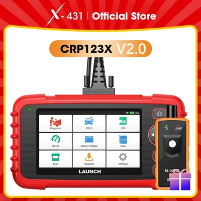 X-431 LAUNCH CRP123X V2.0 OBD2 Scanner Car Diagnostic Tool DIY Autoscanner Auto Code Reader Diagnost