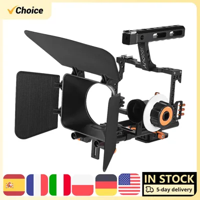 Andoer C500 Camera Camcorder Video Cage Rig Kit Film Making System for P-anasonic GH4 Replacment for