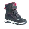 Klettstiefel TROLLKIDS "Lofoten Winter", Gr. 26, blau (navy, pink), Textil, Synthetik, mehrfarbig, sportlich, Schuhe, wasserdicht