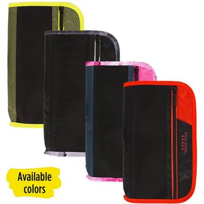 Five Star Zipper Pencil Pouch, Expandable Pocket, Ast (MEA50206) Each Five Star® Carrying Case