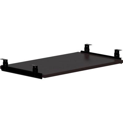 Lorell Essential Series Keyboard Tray, 26" x 15" x 0.8", Material: Melamine Surface, Laminate Surface, Finish: Espresso (LLR18225) Each