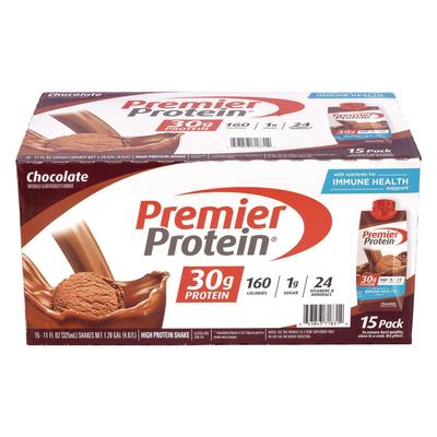 Premier Protein Chocolate Shake, 11 oz, 15/Carton (GRR22002369) Case of 15 Premier Protein® Cocoa