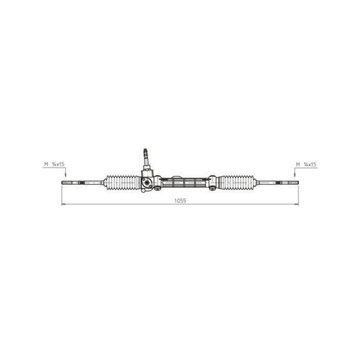 GENERAL RICAMBI Lenkgetriebe für FIAT 82491037 82491036 FI4115