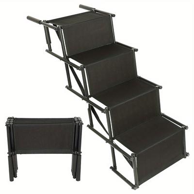 TEMU Foldable Dog Stairs, Pet Stairs, Dog Ramp, Steps Image