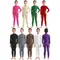 Body da ragazza in spandex a maniche lunghe con collo a lupetto, body da ginnastica per bambini, costumi da ballo per bambini, tute da ballo