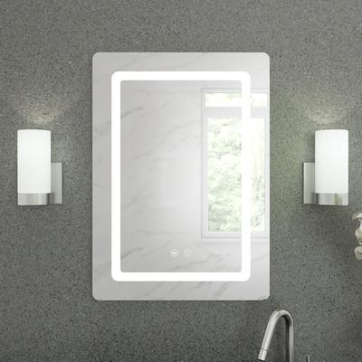 Randolph Morris Mia 20 x 28 Inch Rectangle Lighted Mirror with Anti-Fog RMZK-M2028A4