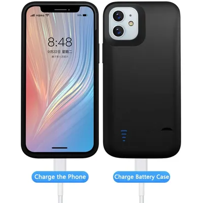 Power Bank Batterie ladegerät Fall für iPhone 12 11 Pro max x xs max xr se 2020 externe Batterie ladegerät Fall für iPhone 6 6s 7 8