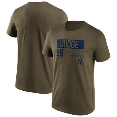 New York Yankees Aaron Judge Fashion T-Shirt mit Namen und Nummer – Herren Image