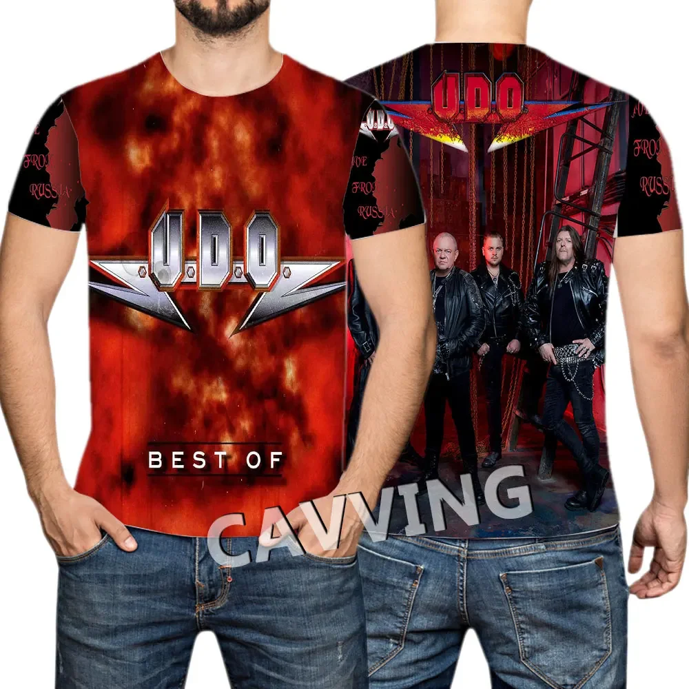 Neue Mode Frauen/Männer 3D-Druck u.d.o Band lässige T-Shirts Hip-Hop-T-Shirts Harajuku-Stile Tops Kleidung e1