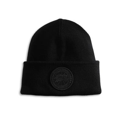 Canada Goose Arctic Disc Patch Beanie - Black/ Black