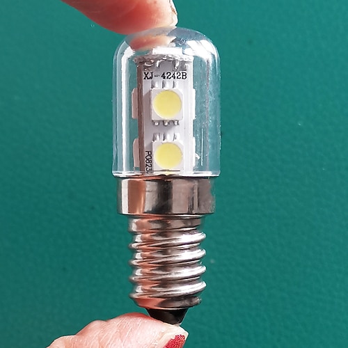 1 W LED-Maislampen, 80 lm E17 T7 LED-Lampen, SMD 5050 Warmweiß weiß erhältlich für den Heimgebrauch 1/5/10 Packungen Image
